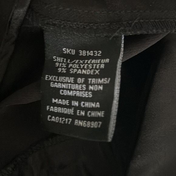 Black Le Chateau Dress Pants Size 18W - Picture 7 of 9